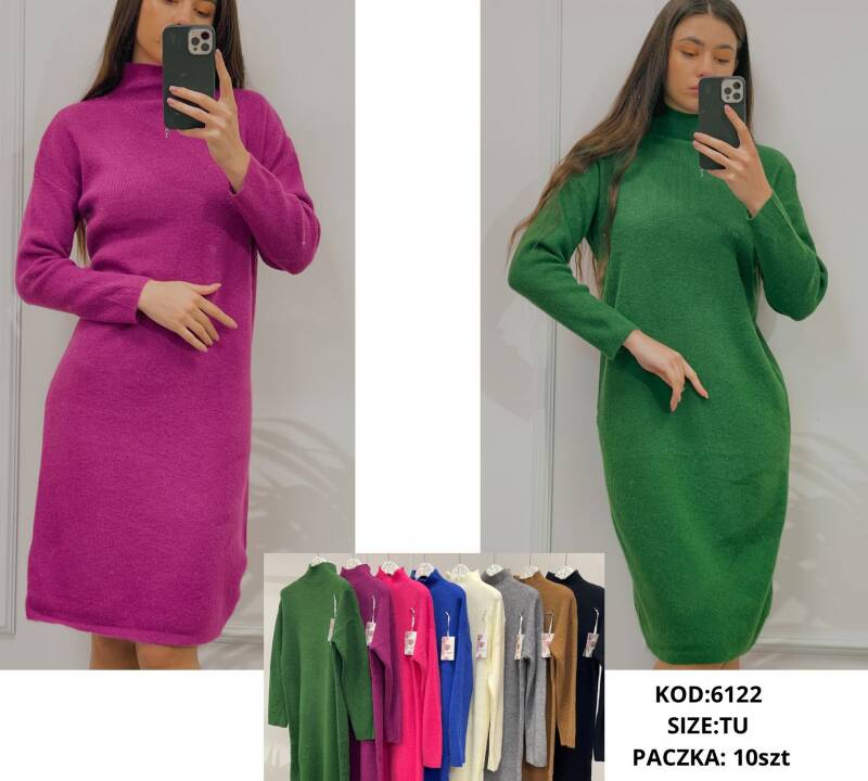 Sukienki damskie Roz S/M-L/XL, Mix Kolor .Paczka 10 szt